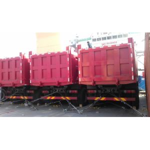 Sinotruk Howo Tipper Trucks 336hp 18M3 Mid Lifting 6x4 With 10 Wheels Lhd Euro2