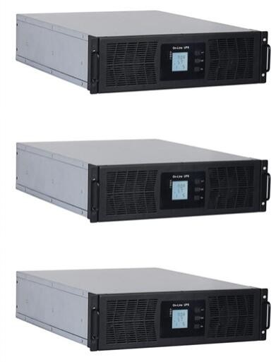 Quality LCD Display 3 Phase Rack Mount Uninterrupted Power System UPS 10-40KVA With Power Factor 0.9 wholesale