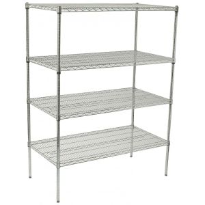 Electroplate Surface SS201 SS304 Antistatic ESD Storage Shelves