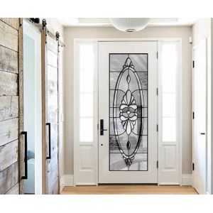 natural light  Sound Insulation Inlaid Door Glass For Building precise measurements