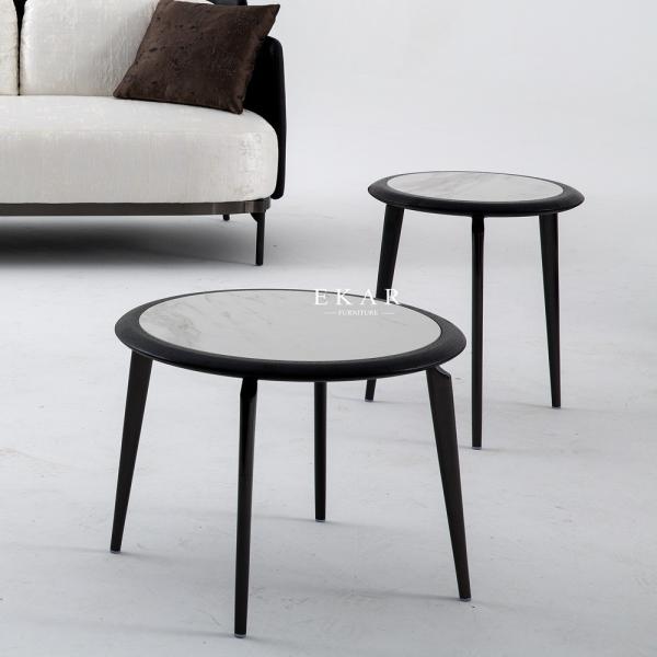 Quality Modern 3 Round Marble Coffee Table Set wholesale