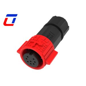 OEM ODM Waterproof 8 Pin Data Connector M19 Push Lock IP67 Wire Connector