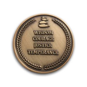 Antique Silver Custom Souvenir Personalised Double Sided Coin 3D Animal