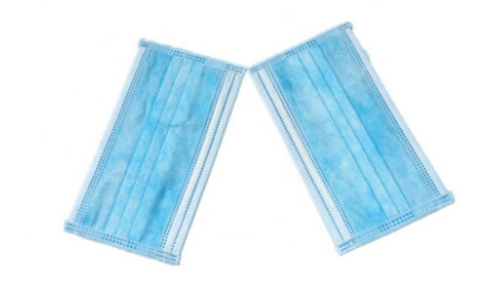 Antibacterial Kids Sick Mask Blue Or Customized Color Non Woven Melt Blown