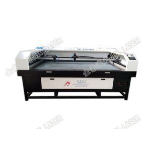 Clothing Embroidery Laser Cutting Machine Two Heads Professional Controlling