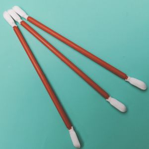 Lint Free Double Twisted Head Cleanroom Microfiber Detailing Swab Car Cleaning