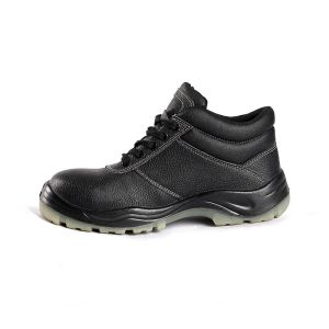 China SHENGJIE Industrial Protective Breathable Work Boots Embossed Cow Leather Casual Training Shoes Steel Toe Safety Shoes on sale