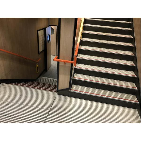 Quality Double Wiper Black 12mm Entrance Matting Carpet Open Structure wholesale