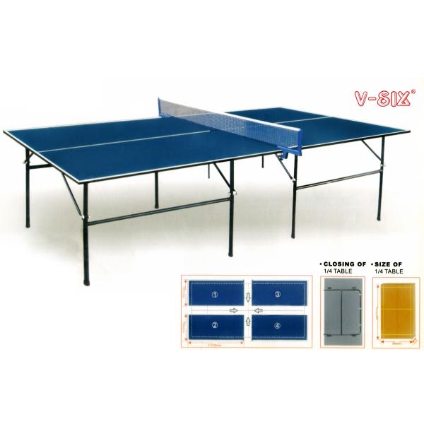 Quality Standard Foldable Table Tennis Table Indoor 4 In 1 12 Mm Thickness For Family Recreation wholesale