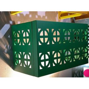 Cheap Special Shape Custom Cut Aluminum Sheet Cladding Decoration Air Conditional Box for sale