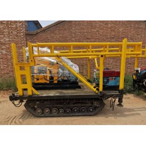 Easy Move 15kw Crawler Mounted Drill Rig For Soil Testing SPT Drilling