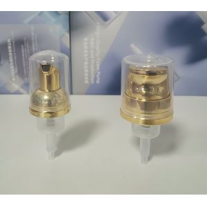 Colorful Recyclable Mini Foam Pump Dispenser 0.4 Cc Foam Output Electroplating