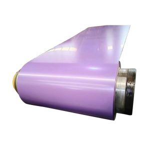 Back Coating 5-7micron PPGI Colour Coated Sheet With Zinc Coated And Paint