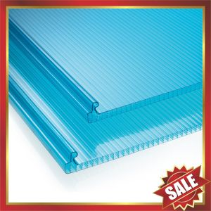 stadium airport roofing building U locking hollow polycarbonate sheet,U locking