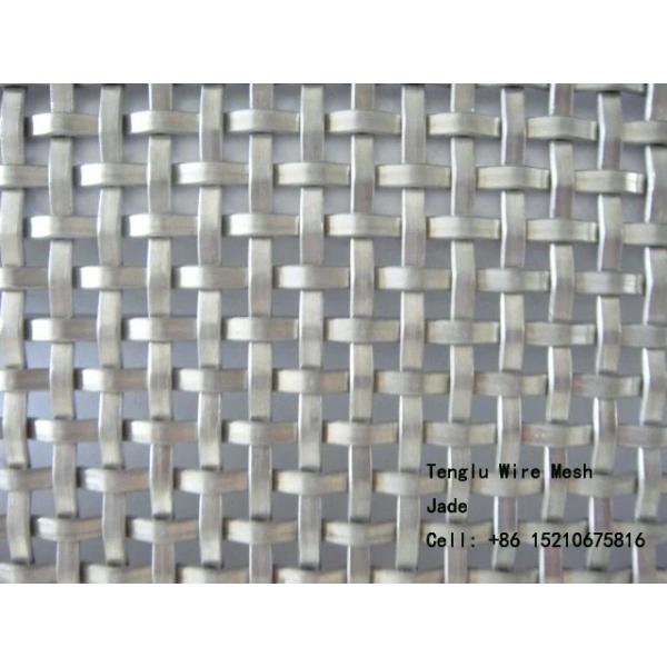 Flat Wire Square Wire Mesh for Decorative/Flat Wire Woven Mesh/Decorative
