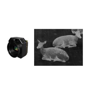 Uncooled Infrared Thermal Security Camera Module With Multiple Lenses