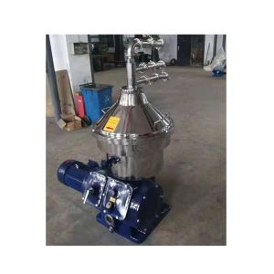 Food Beverage 1000L/H Milk Skimmer Machine with Frequency Conversion Control