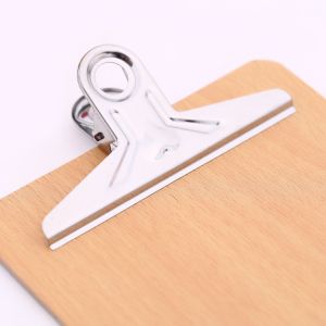 Customized Wooden Clipboard A4 Size Writing Clipboard with Customer's Request