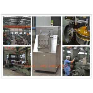 Buy cheap Two Stage Homogenizing System Milk Homogenizer Machine 3 Plungers from wholesalers