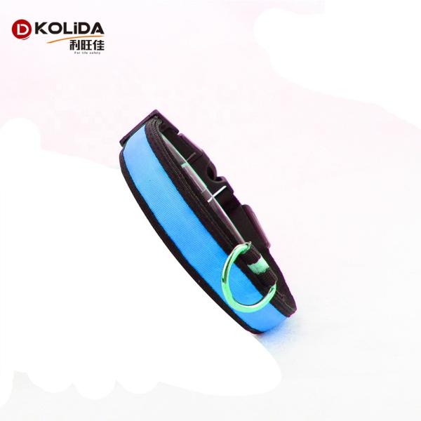 Quality Polyester Adjustable Led Light- Up Pet Leash , Led Dog Light Collar wholesale