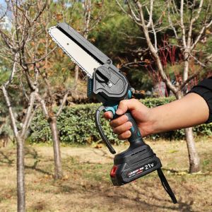 Compact 6 Inch Electric Chainsaw Battery Powered With Pump Oil System Cordless