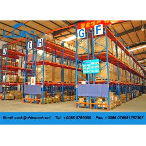 Various Type Storage Steel Racks , High Load Capacity Structural Pallet Rack