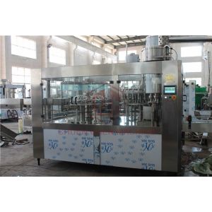 8000BPH Big Capacity Juice Bottling Machine Glass And Plastic Bottle Filling And