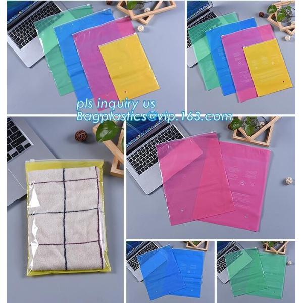 Quality Plastic slide zip lock bag plastic slider zipper bags, Customized Printed Small Plastic Pvc Vinyl Bag Bikini  slider zip wholesale