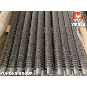 ASME SA192 Serrated Fin Tube For Waste Heat Ecovery System Gas Cooler