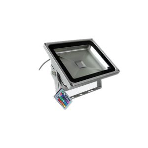 Cheap High Lumen 5950Lm Waterproof LED Flood Light 70W Silver Grey / Black for sale