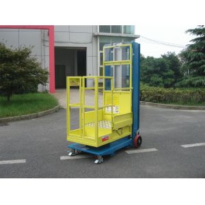 2.8m Mast Type Electric Order Picker , Semi - Electric Mobile Stock Picker