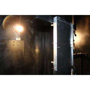 Horizontal / Vertical Burning Test Chamber Spray Tank , 180×560mm Specimen