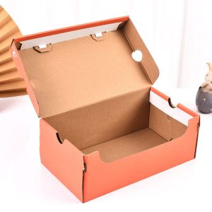 Recyclable Cardboard Shoe Packaging Box , CMYK 6x6x6 Shipping Boxes