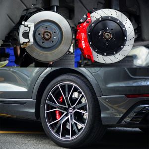 Rear High Performance Q8 Audi Big Brake Kit 22 Inch 4 Piston Caliper Brake Kit
