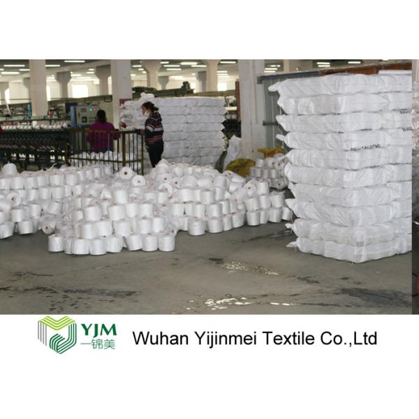 High Twist Virgin 100% Raw White Spun Polyester Yarn 30/2 For Sewing From Sinopec Fiber