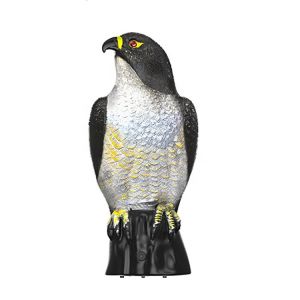 Garden solar ultrasonic insect repellent hawk style antique electronic pest