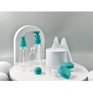 30ml 50ml 80ml PET Plastic Bottle with Pump Sprayer or Screw Cap and 10ml Cream