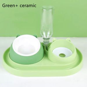 3 In 1 Ceramic Pet Bowl Feeder Multifunction For Small Animals