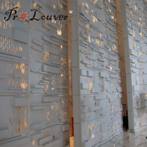 China Aluminum Alloy Customized Design CNC Laser Cutting Wall in Hotel Lobby on sale