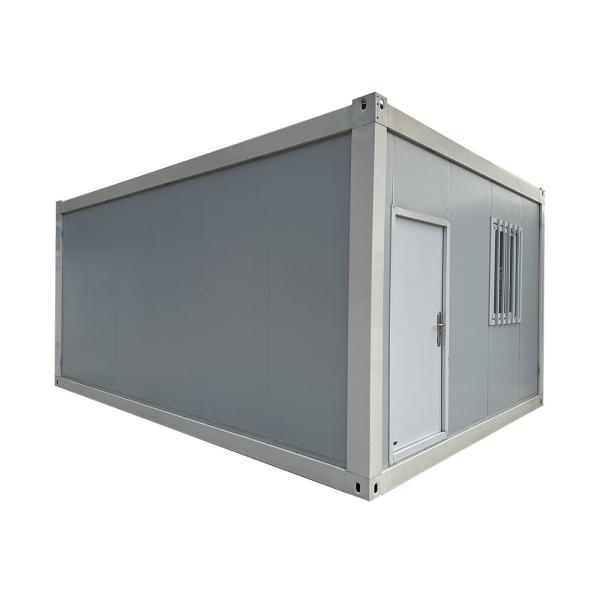 Quick Assembly Container Office Waterproof Fireproof Modular Steel Frame Flat