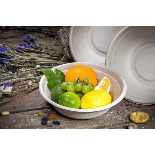 Quality Natural Sugarcane Bagasse Bamboo Biodegradable Soup Bowls Made of Natural Bagasse, Eco-Friendly Sugarcane Bowls wholesale