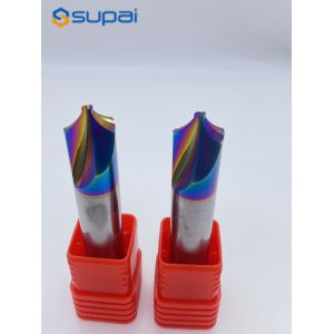 Custom TiAlN End Mills For NYLON With 35/38/45/55 Angle Cut