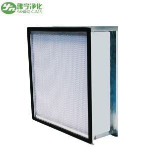 Aluminum Frame H13 H14 U15 U16 U17 Deep Pleat Hepa Filter
