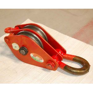 JTPB-F2 Hook(Chain Link)Sories Closed Double Wheels Pulley