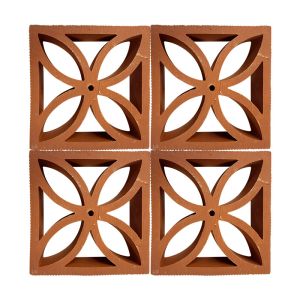 Classical Decorative Hollow Brick Garden Fences Breeze Block With Intricate