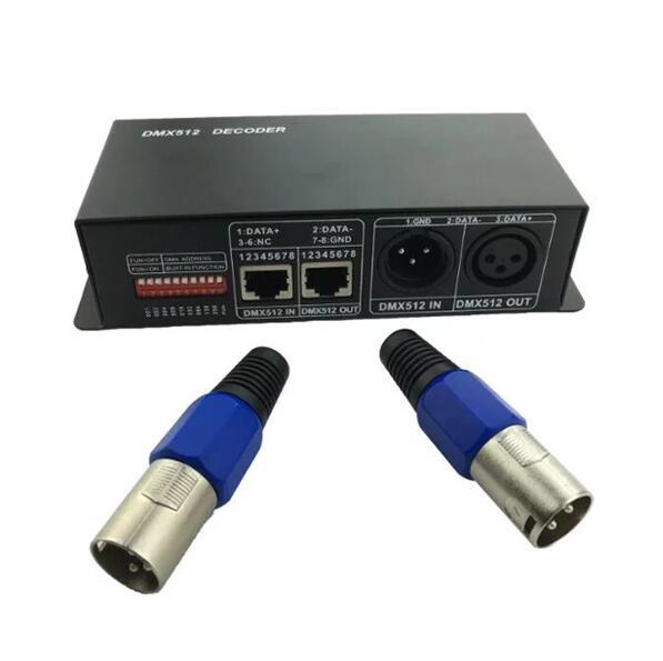 Quality DMX512 Decoder LED Strip Controller 3 Channel 8A/CH wholesale