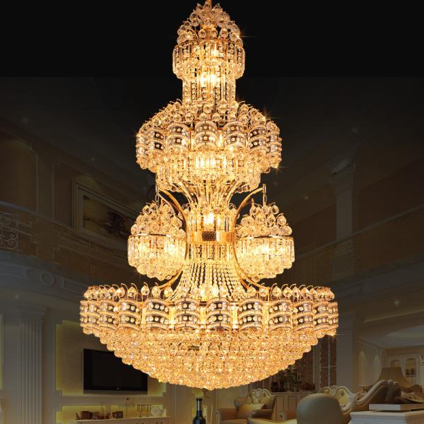 Quality JYLIGHTING New Design New Arrival Magnificent Luxury Style Hotel Lobby Restaurant Decoration LED Crystal Chandelier Crystal Pendant Light wholesale