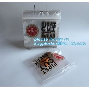 Custom Design Deli Saddle Zip Lock Bag, Virgin LDPE Reclosable Plastic k saddle