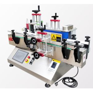 Cheap Cheap Price Fully Auto High Speed Labeling Machine with Conveyor Bottle Sticker Labeling Machine SMTBJ-50 with CE for sale