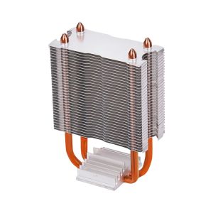 Anodized Copper Heat Pipe Heatsink Skived Fin Heat Dissipation
